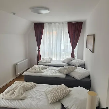 Tatil Evi Moderne Doppelhaushaelften - Rose Garden 1 & 2 - 17 Km Vom Frankfurter Flughafen Und 30 Km Vom Messegelaende Entfernt